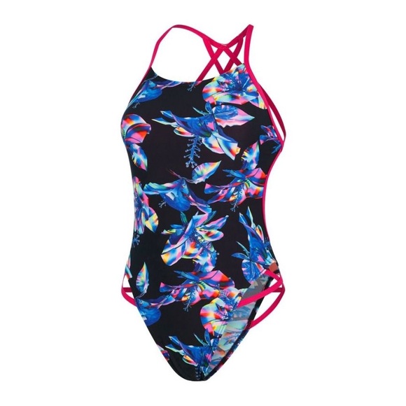Speedo Bio-Illuminate Tieback Swimsuit 30 - Picture 7 of 8